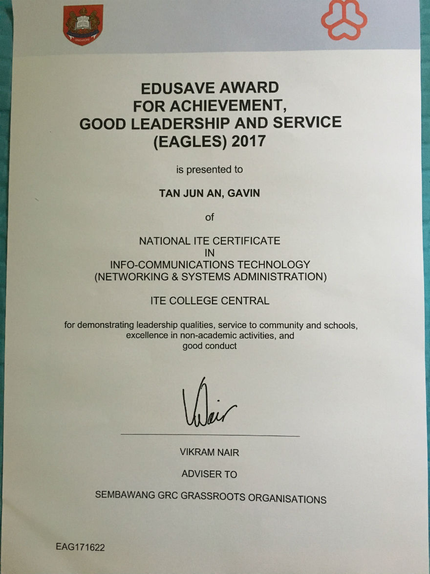 Edusave Award